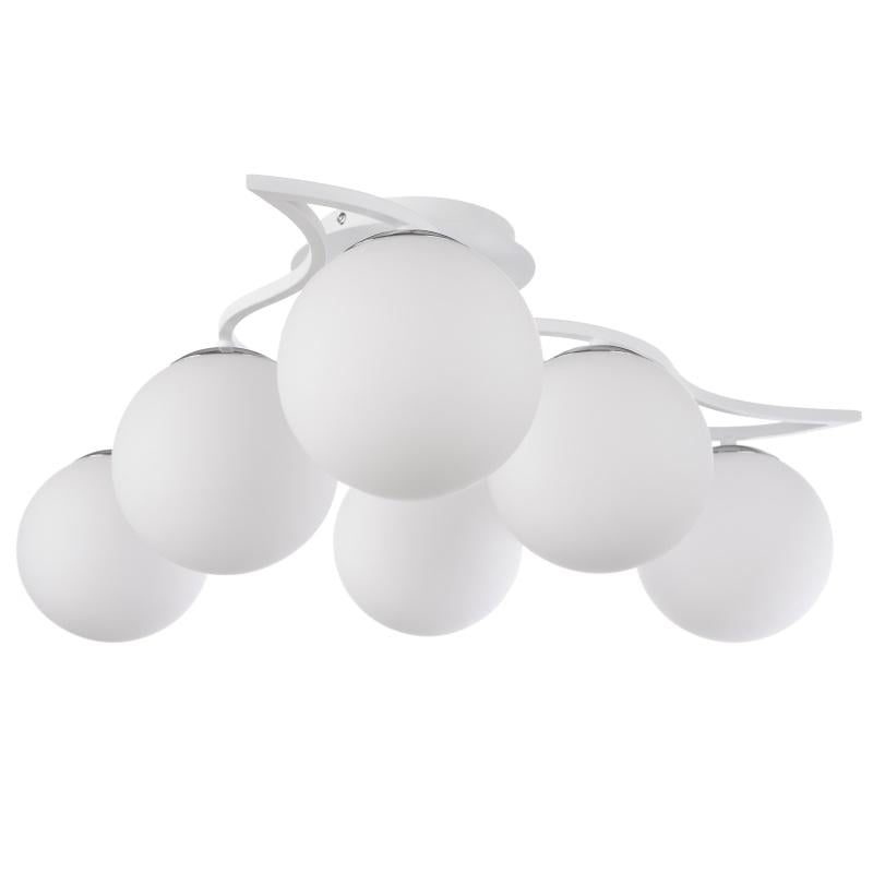 Люстра прованс молекула Brille BL-318S/6 E27 WH