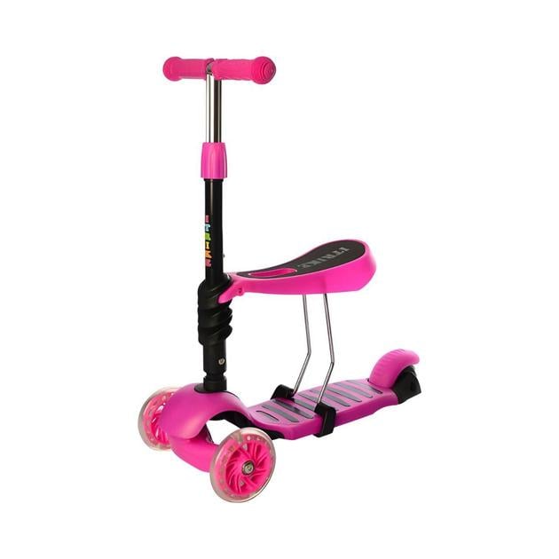 Самокат трехколесный детский iTrike JR 3-054-P 3в2 Розовый