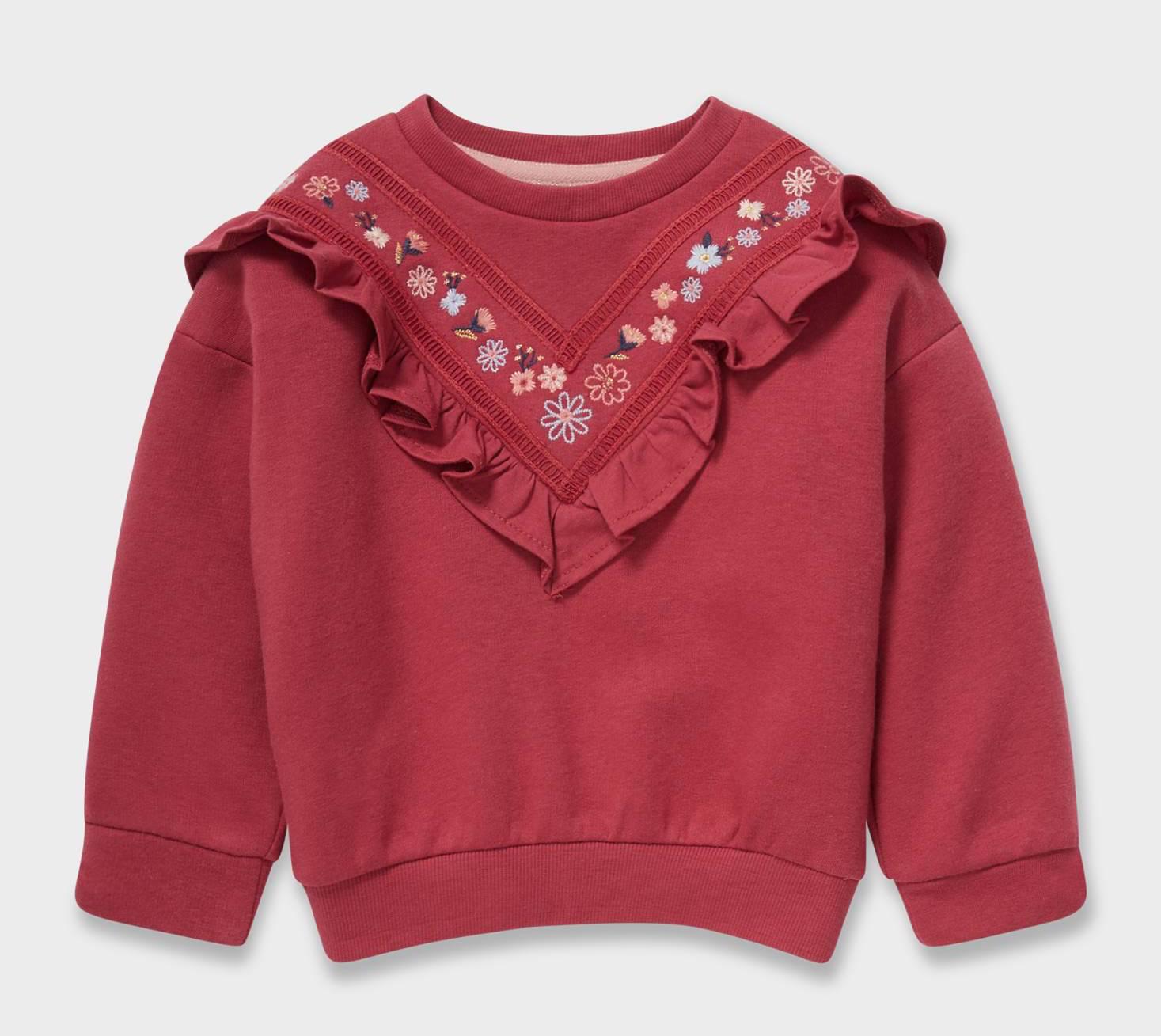 Світшот для дівчинки C&A розмір 134 Червоний (2140626)