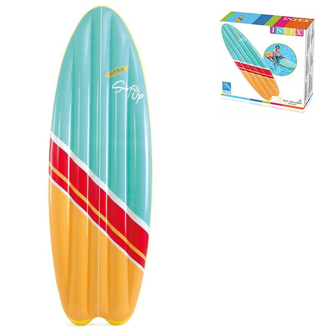 Надувний матрац Inteх 58152 Серфінг 178х69 см (15360140)