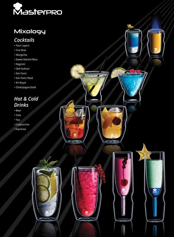 Набір келихів Bergner MasterPro Mixology 2х190 мл для шампанського з подвійними стінками (BGMP-20205) - фото 5