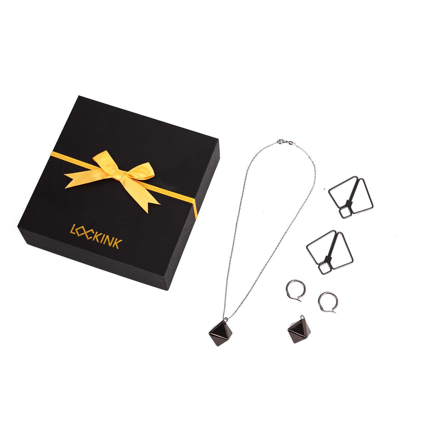 Зажимы для сосков с тяжелой подвеской LOCKINK Grey