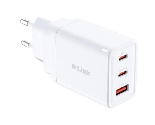 Зарядное устройство сетевое D-Link DCP-651 65 Вт 3хUSB Белый (30167459)