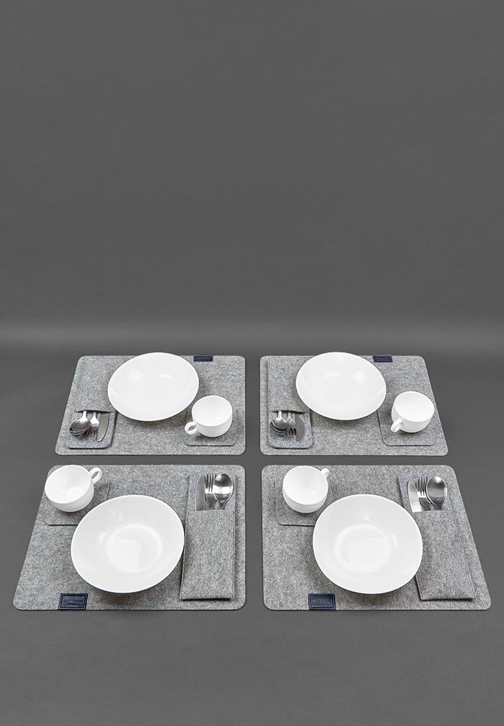 Набор для сервировки стола на 4 персоны Синий (A-028330) - фото 1 Набор для сервировки стола на 4 персоны Синий (A-028330) - фото 1