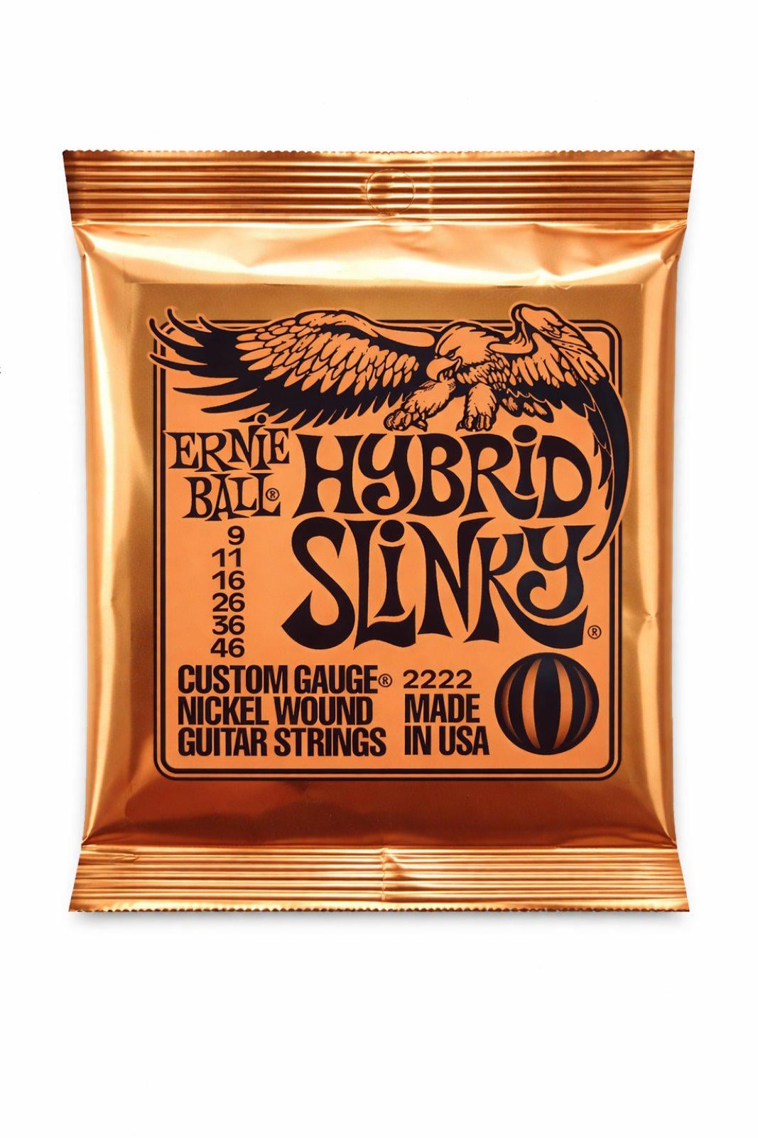 Струны для электрогитары Ernie Ball 3222 9-46 Hybrid Slinky (2222) Струны для электрогитары Ernie Ball 3222 9-46 Hybrid Slinky (2222)