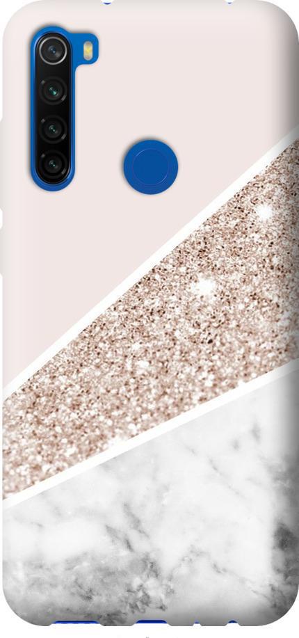 Чехол на Xiaomi Redmi Note 8T Пастельный мрамор (4342u-1818-42517)