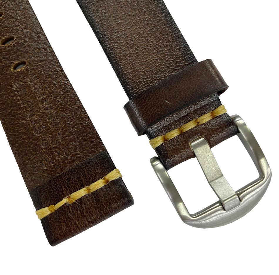 Кожаный ремешок Primolux C052B Steel buckle для часов Xiaomi Amazfit GTR 47 мм Dark Brown (1205862672) - фото 3 Кожаный ремешок Primolux C052B Steel buckle для часов Xiaomi Amazfit GTR 47 мм Dark Brown (1205862672) - фото 3