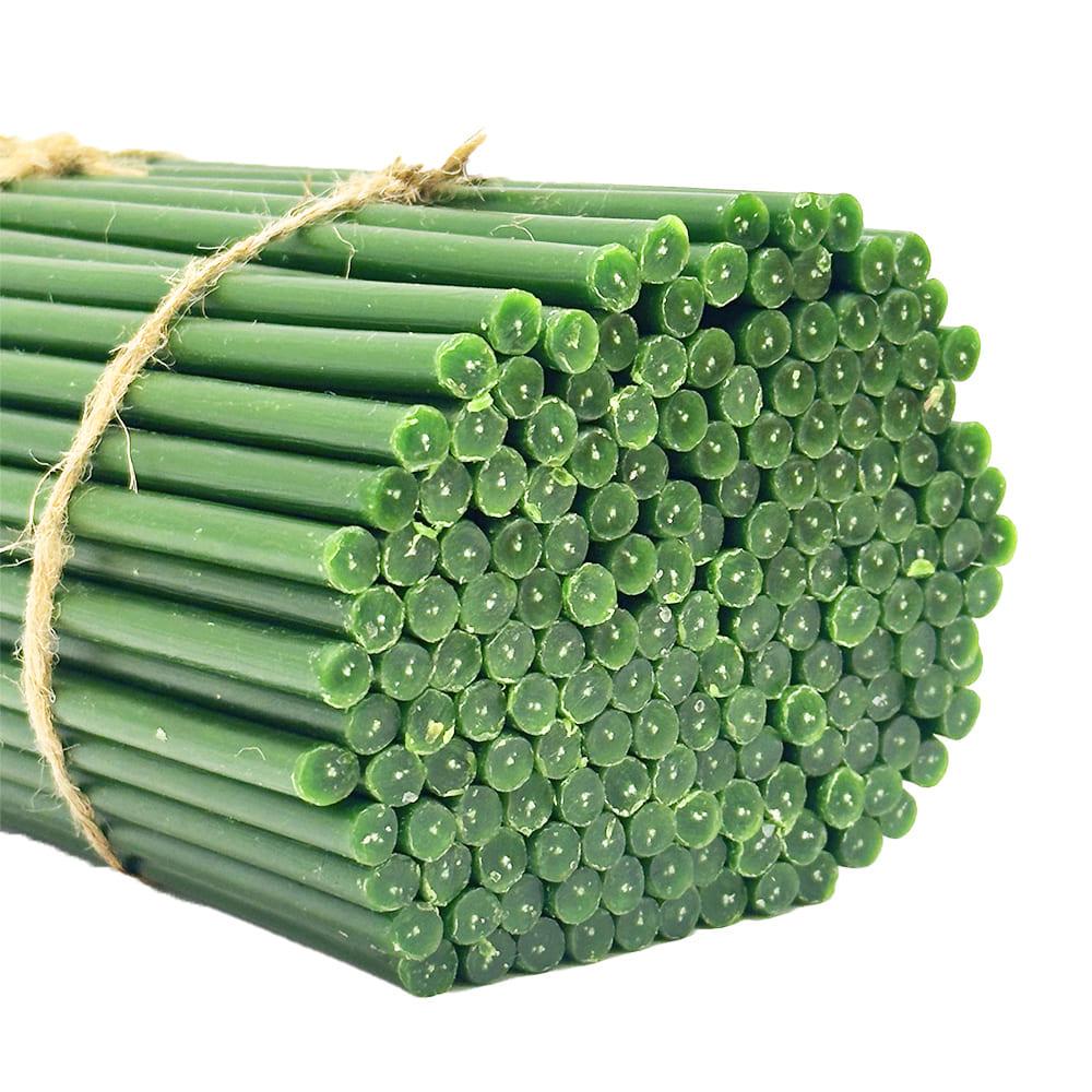 Свічки воскові 75% №60 1 кг 19 см 150 шт. Зелений (060сз1) - фото 4 Свічки воскові 75% №60 1 кг 19 см 150 шт. Зелений (060сз1) - фото 4