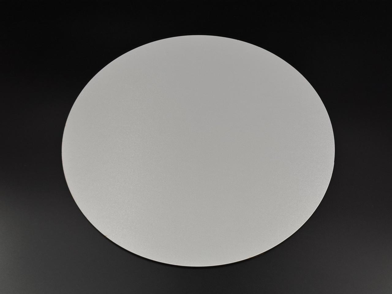 Подкладка для торта круглая из ламинированного ДВП 30 см Белый (PT-14)