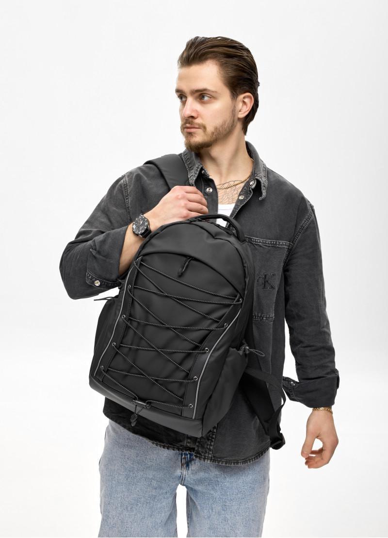 Рюкзак мужской Sambag Zard Neo с декором 43х27х13 см Черный (25000264m)