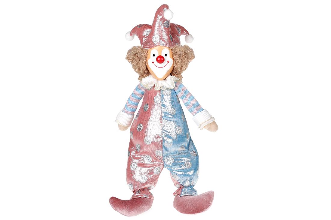 Мягкая игрушка новогодняя BonaDi сидящий Клоун (877-029)