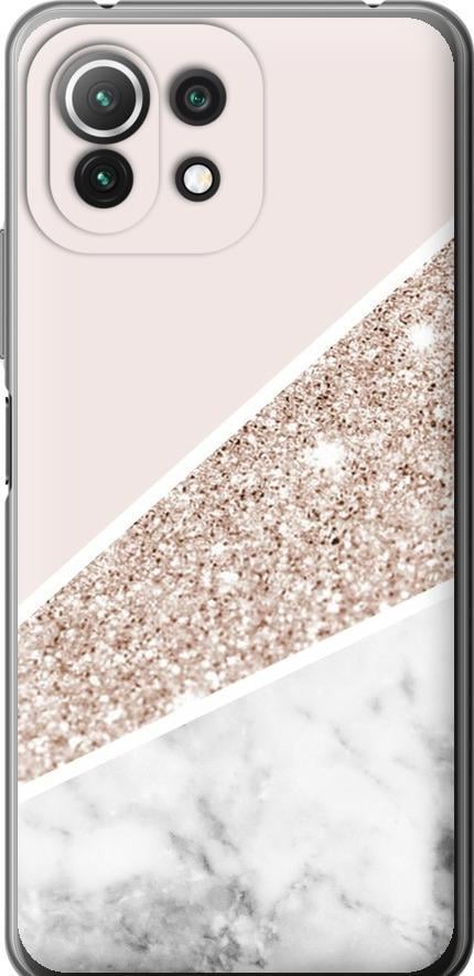 Чехол на Xiaomi Mi 11 Lite Пастельный мрамор (4342u-2281-42517)