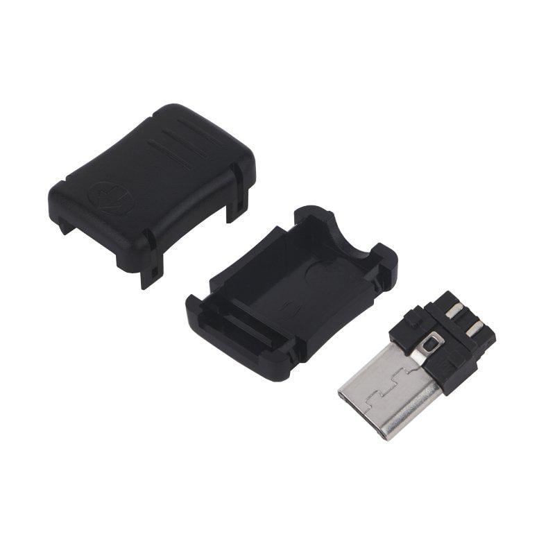 Штекер MicroUSB Черный (A447008)