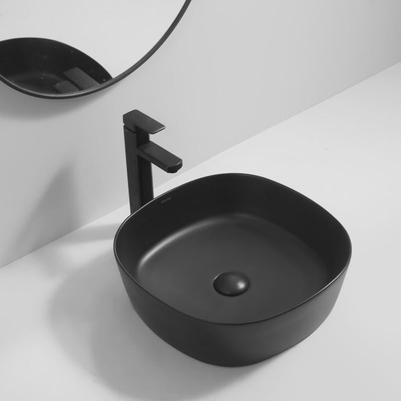 Раковина накладная MIXXUS Premium DIVERSE 440х440х140 мм Черный (MP6538) Раковина накладная MIXXUS Premium DIVERSE 440х440х140 мм Черный (MP6538)