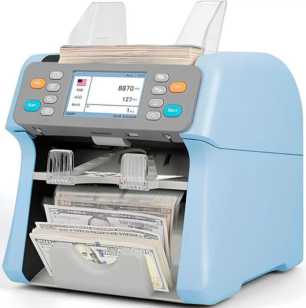 Лічильник банкнот RIBAO MC-165 Two Pocket UV MG (577095721)