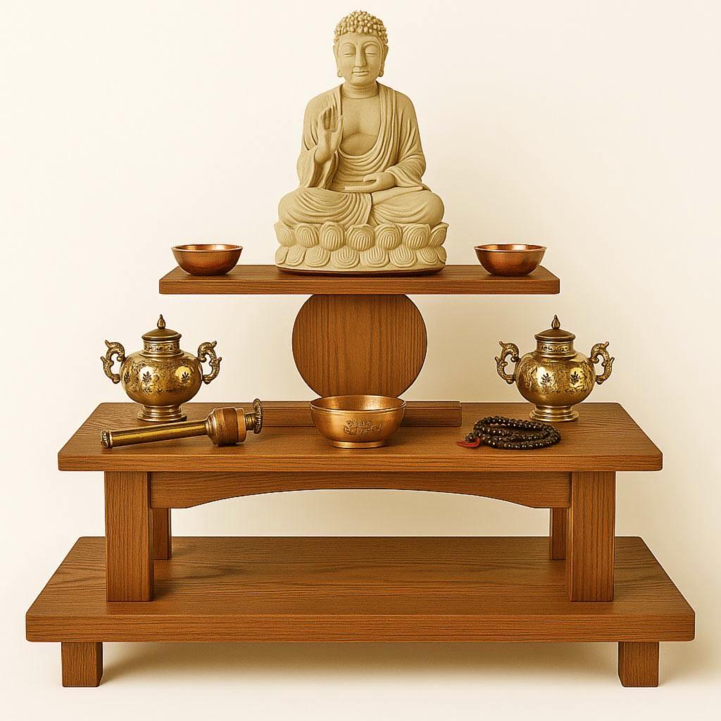 Алтарь для медитации из дерева Илион Охра (ЛАТ-019604)
