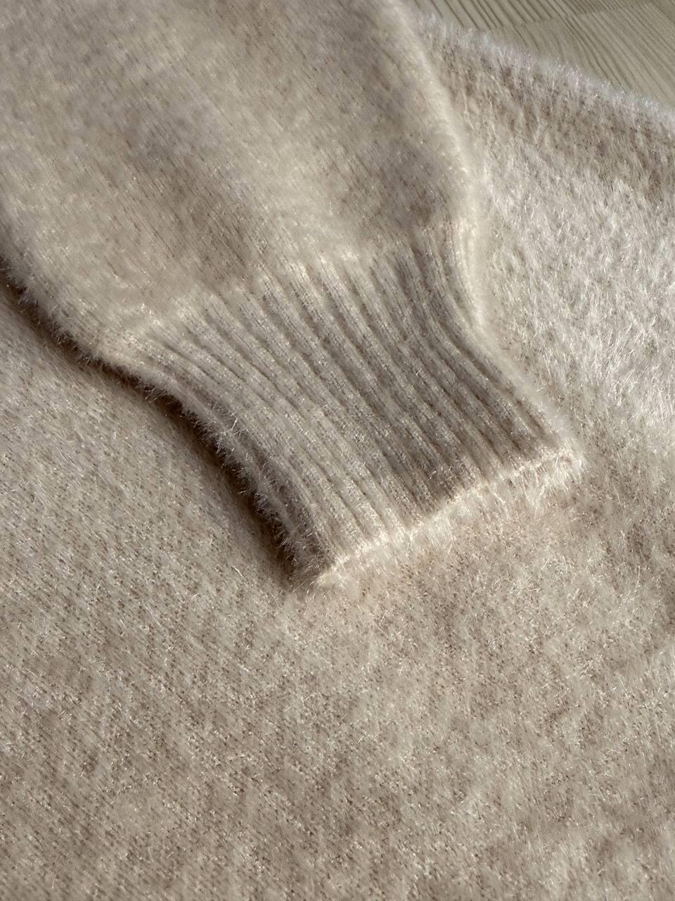 Свитер женский Fancy Matinee 5977 ангора базовый OS Бежевый (5037) - фото 2