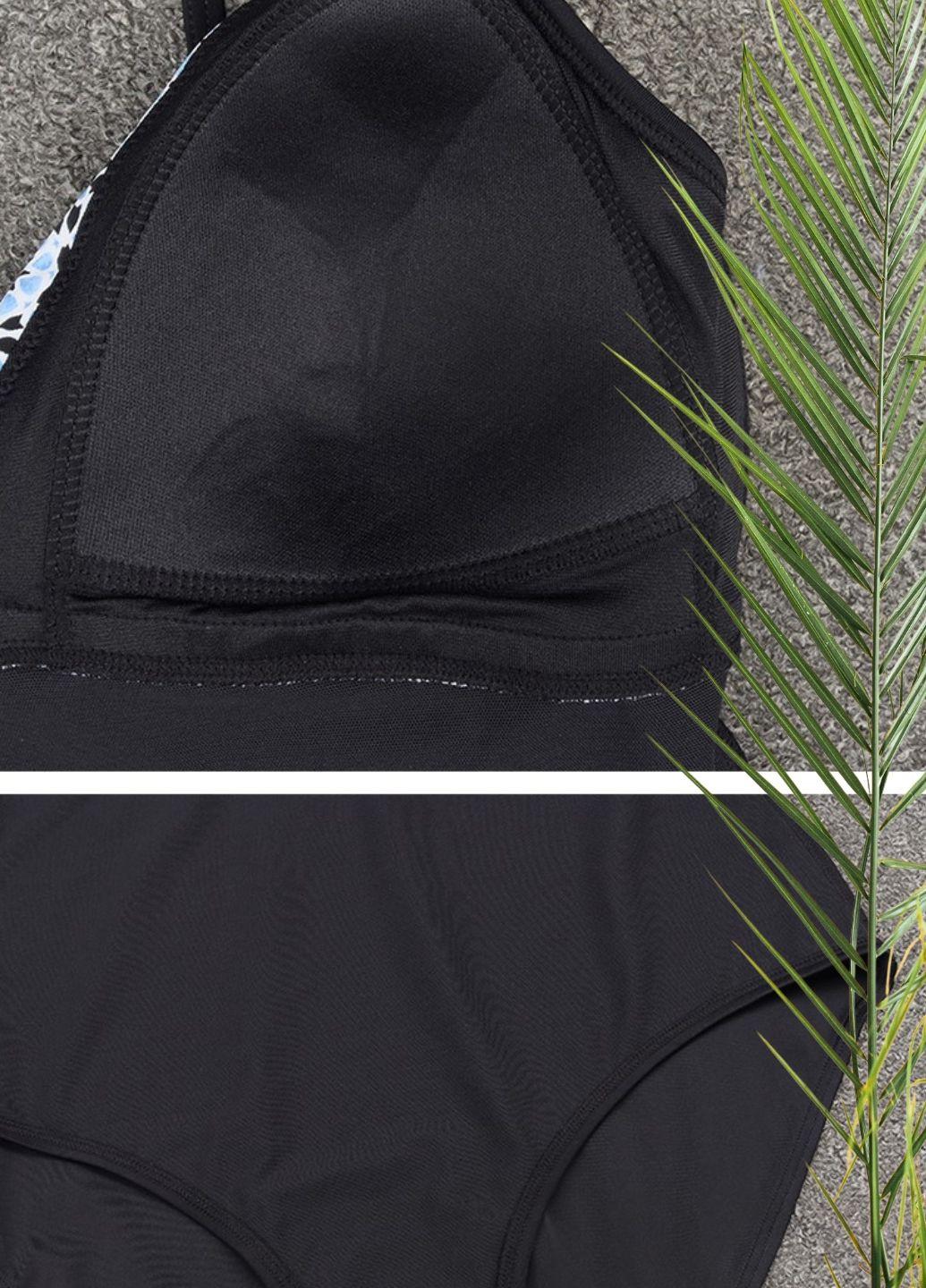 Купальник цельный Tchibo 50 с корректирующим эффектом L Черный (13544) - фото 12