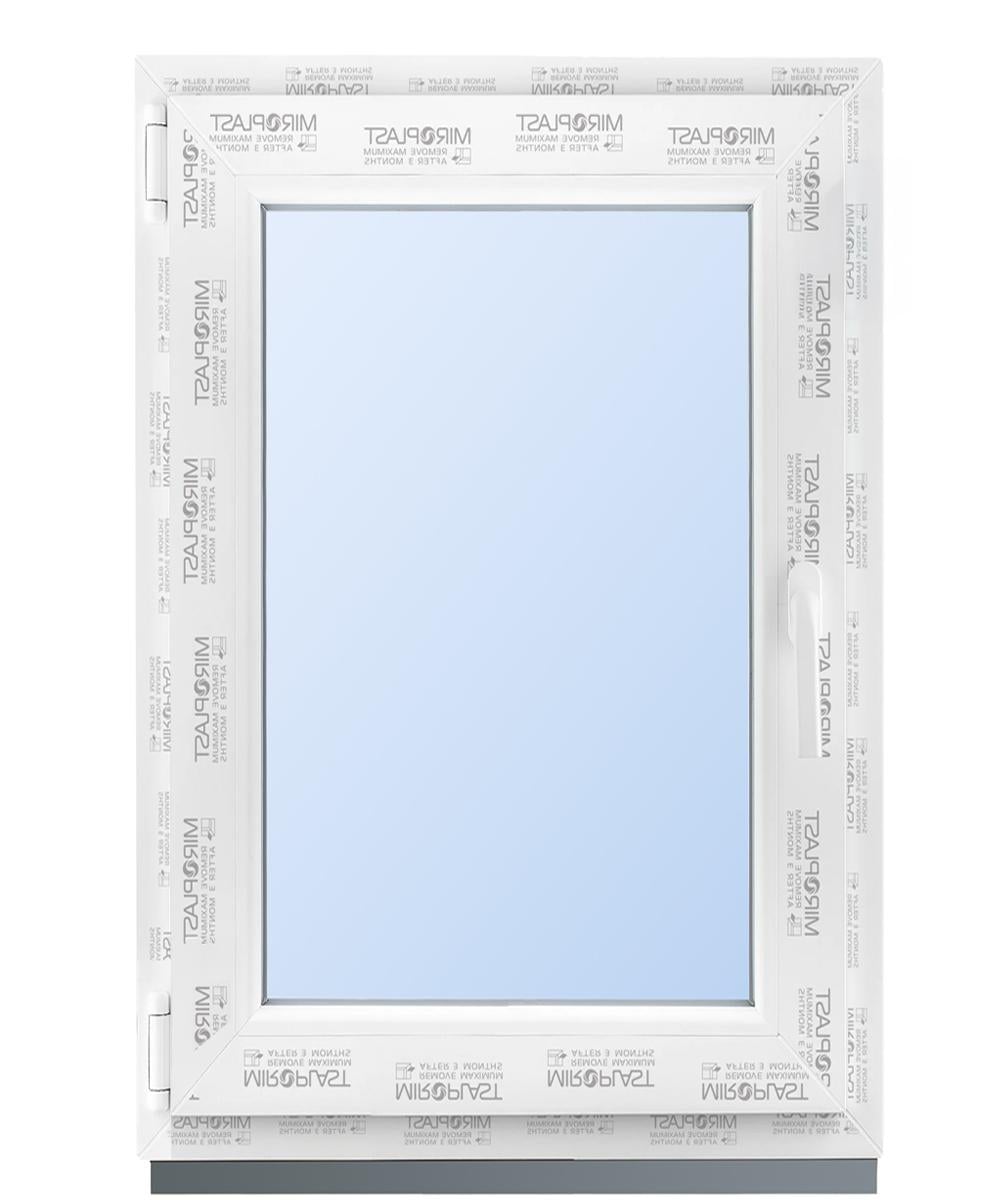 Окно металлопластиковое поворотно-откидное WDS Miroplast с двухкамерным стеклопакетом 650х950 мм (4-8-4-12-4)