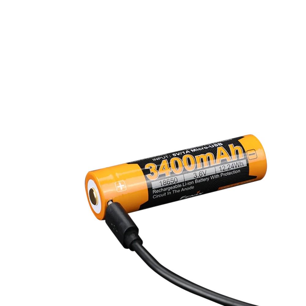 Аккумулятор Fenix 18650 3400 mAh (ARB-L18-3400U) - фото 4