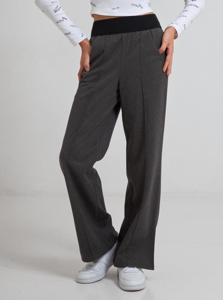 Брюки для девочки утепленные Valza 3428 158 см Темно-серый Брюки для девочки утепленные Valza 3428 158 см Темно-серый