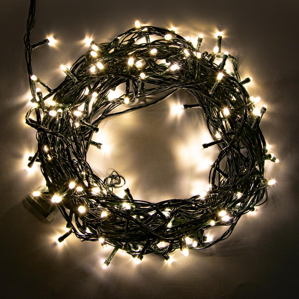 Светодиодная гирлянда на елку AJ-1004 208 165 LEDТеплый Белый 15,4 м (1008949-White) Светодиодная гирлянда на елку AJ-1004 208 165 LEDТеплый Белый 15,4 м (1008949-White)