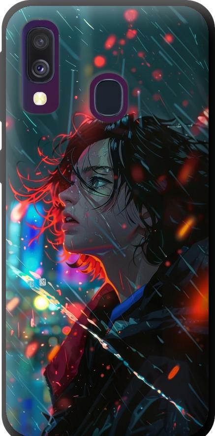 Чехол на Samsung Galaxy A40 2019 A405F Ночные огни (6096b-1672-42517)