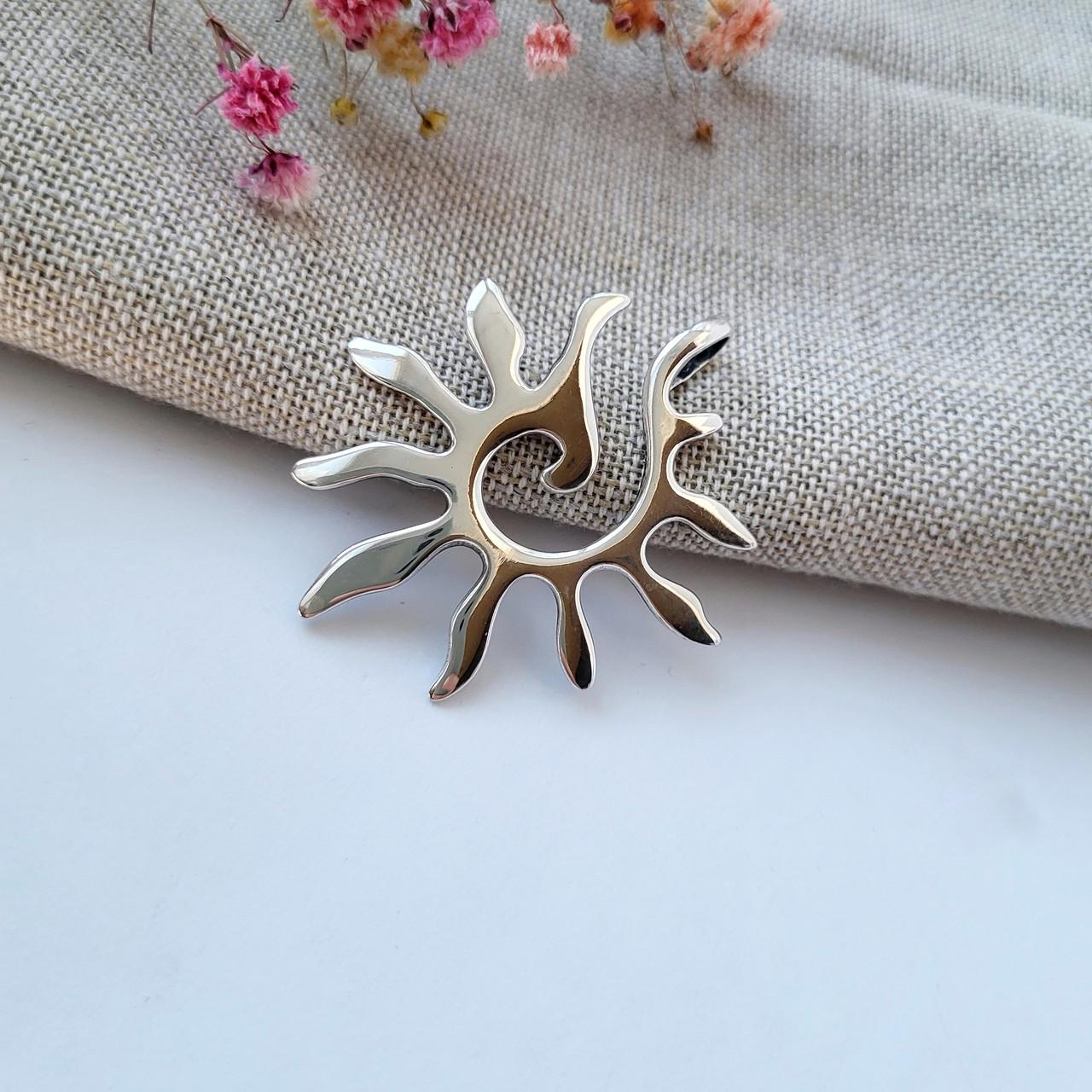 Підвіска без каменів ярило сонце срібло 925 проби родоване 6,34 г (3041пр) - фото 2 Підвіска без каменів ярило сонце срібло 925 проби родоване 6,34 г (3041пр) - фото 2