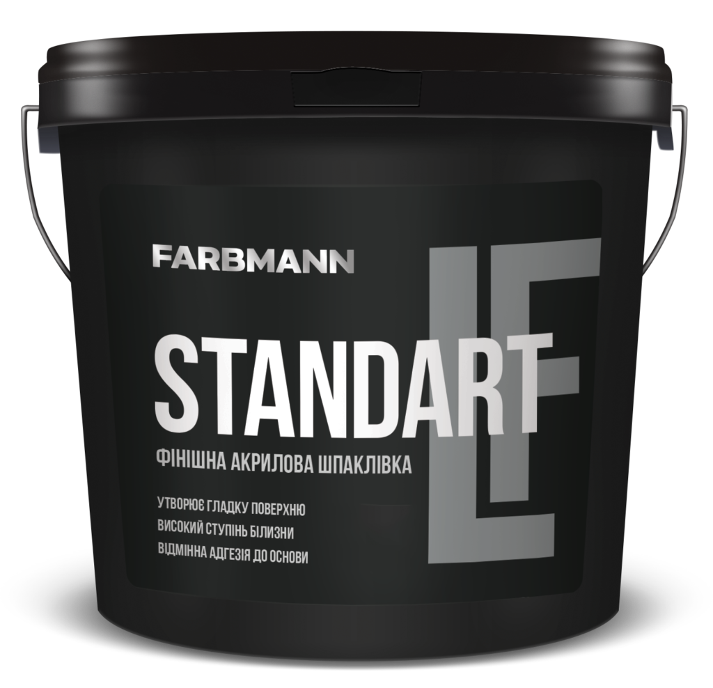 Шпаклівка фінішна акрилова інтер'єрна Farbmann Standart LF 1,7 кг (1788030841)