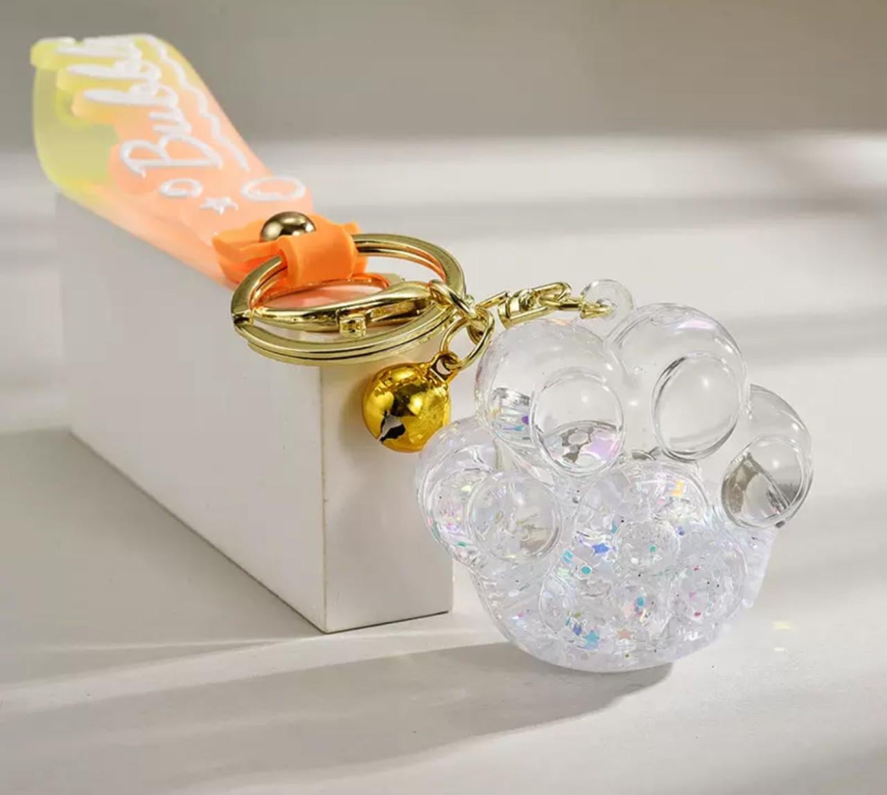 Брелок Лапка Bubble Серебристый (2518053118)