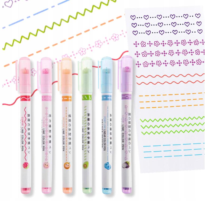 Набір кольорових маркерів 6 шт. - фото 2 Набір кольорових маркерів 6 шт. - фото 2