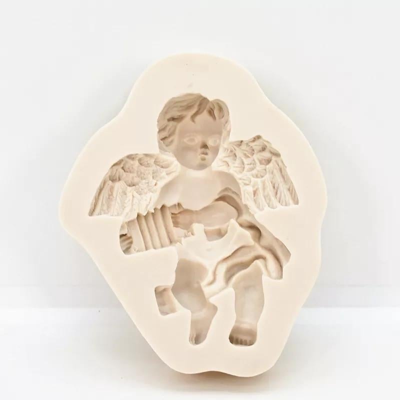 Молд силиконовый Ангел 87x70x17 мм Серый (41063) Молд силиконовый Ангел 87x70x17 мм Серый (41063)