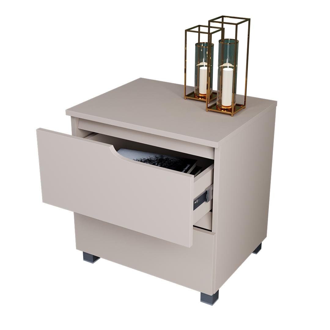 Тумба приліжкова Бостон К-25 50/53/40 см Кашемір (01351) - фото 2