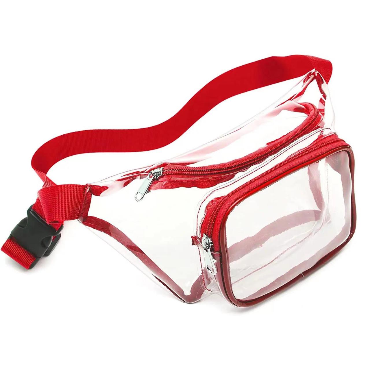 Бананка 00724 на два отдела Красный/Прозрачный (2549936674)