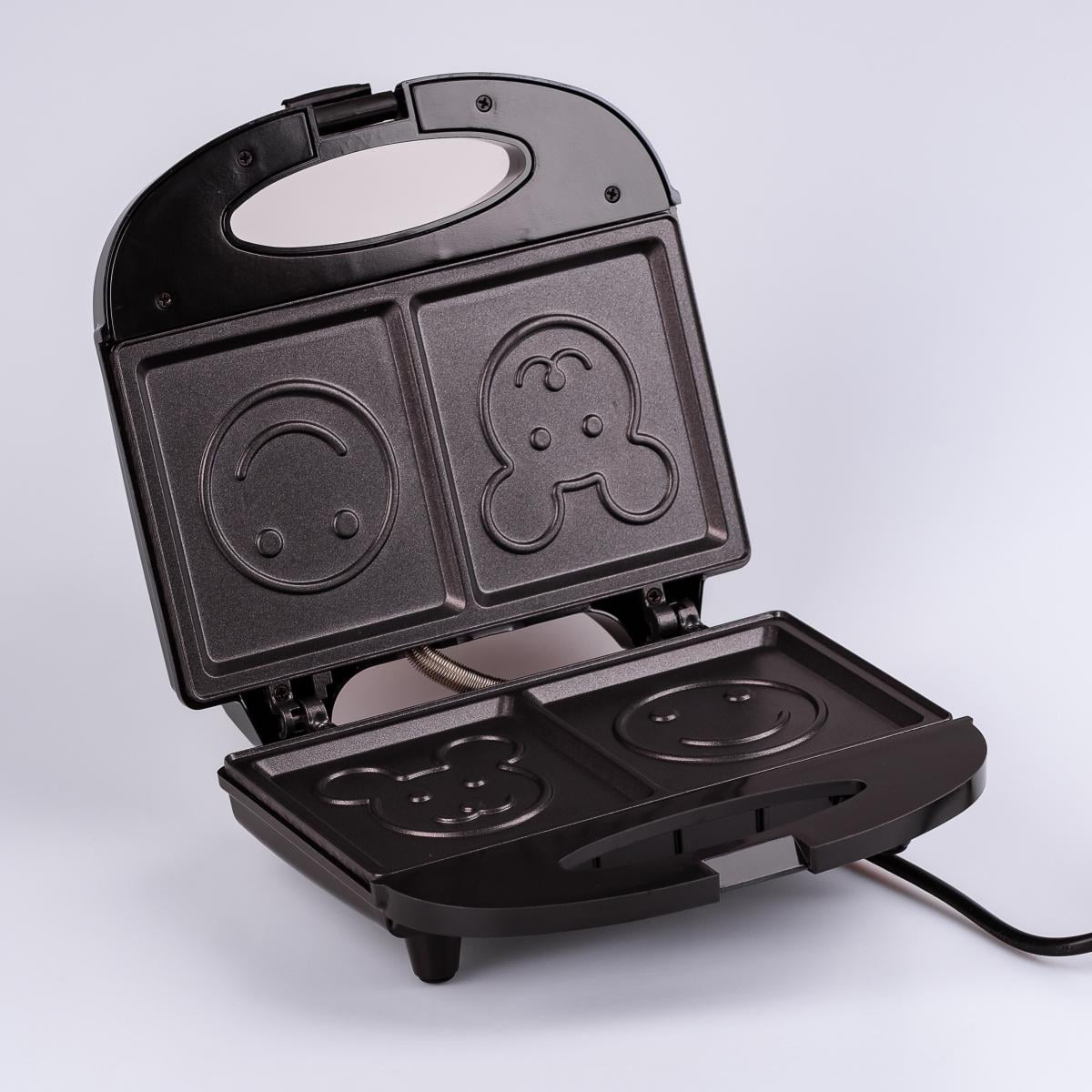 Вафельница Sokany SK-128 для выпечки мультяшных панкейков Черный (SK128) Вафельница Sokany SK-128 для выпечки мультяшных панкейков Черный (SK128)