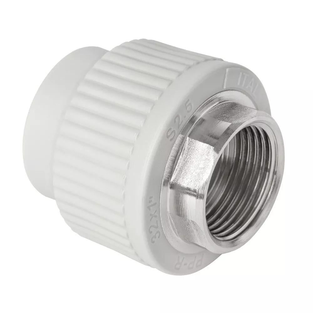 Муфта ITAL SQ-1045657 PPR пайка-внутренняя 32x1" (162909) Муфта ITAL SQ-1045657 PPR пайка-внутренняя 32x1" (162909)