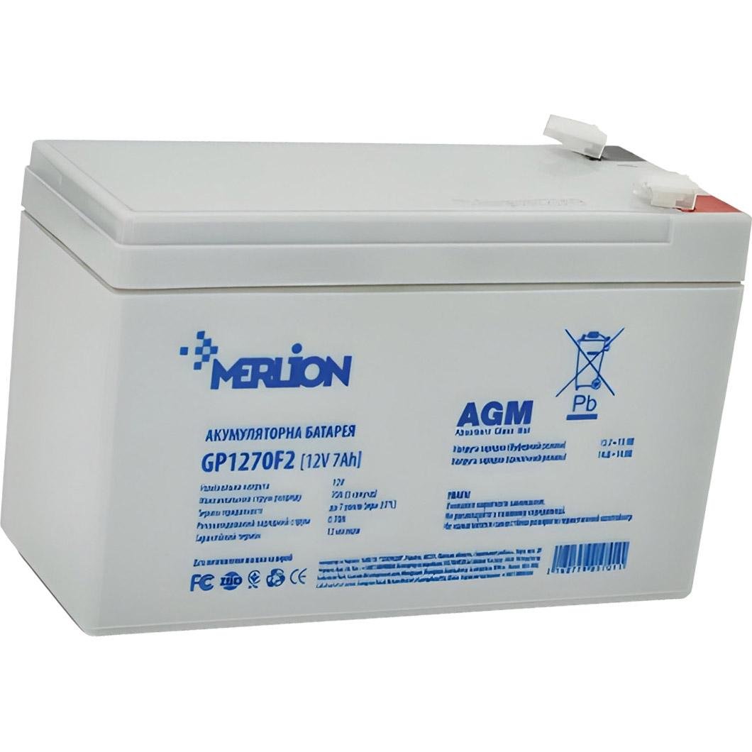 Аккумулятор для ИБП Merlion AGM GP1270F2 12V/7 Ah (5701) - фото 2