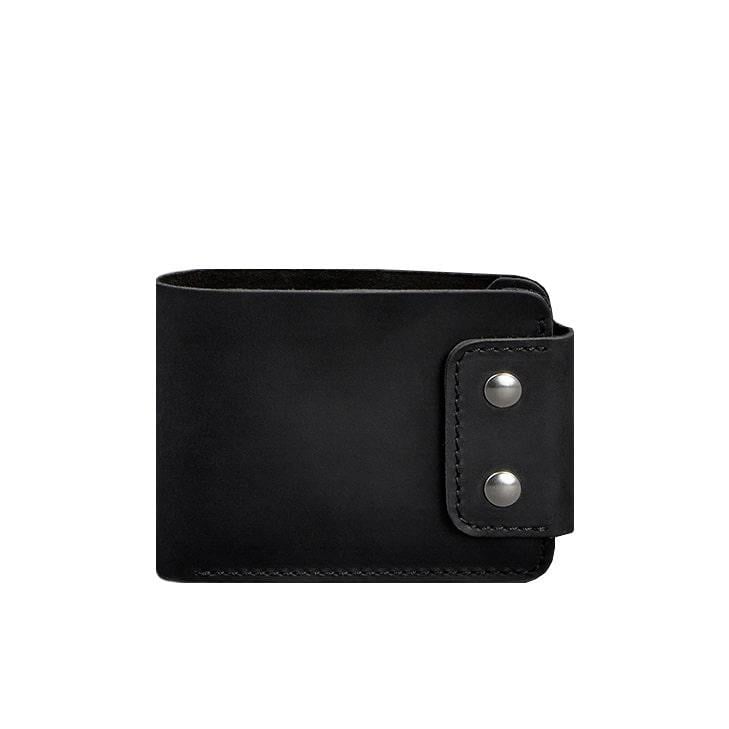 Портмоне мужское кожаное BlankNote Zeus 9.0 Crazy Horse Черный (A-027413)