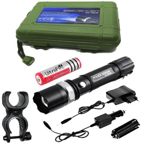 Фонарик WX-T8628 с велокреплением