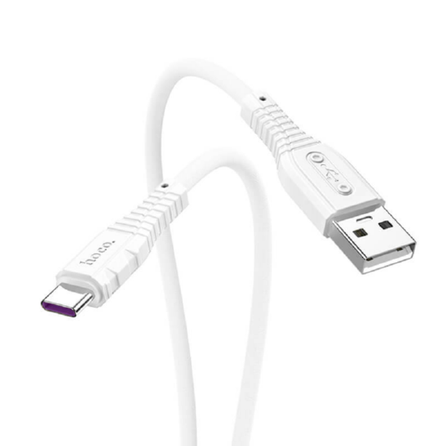 Кабель Hoco USB Type-C Nano Silicone X67 1,2 м 5A White