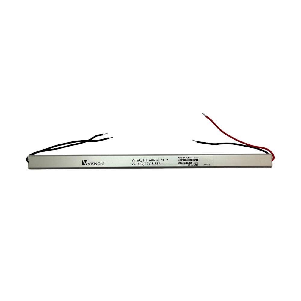 Блок питания VENOM 8.33А негерметичный ip20 standart ultra slim 100 Вт 12 V (12663) - фото 3