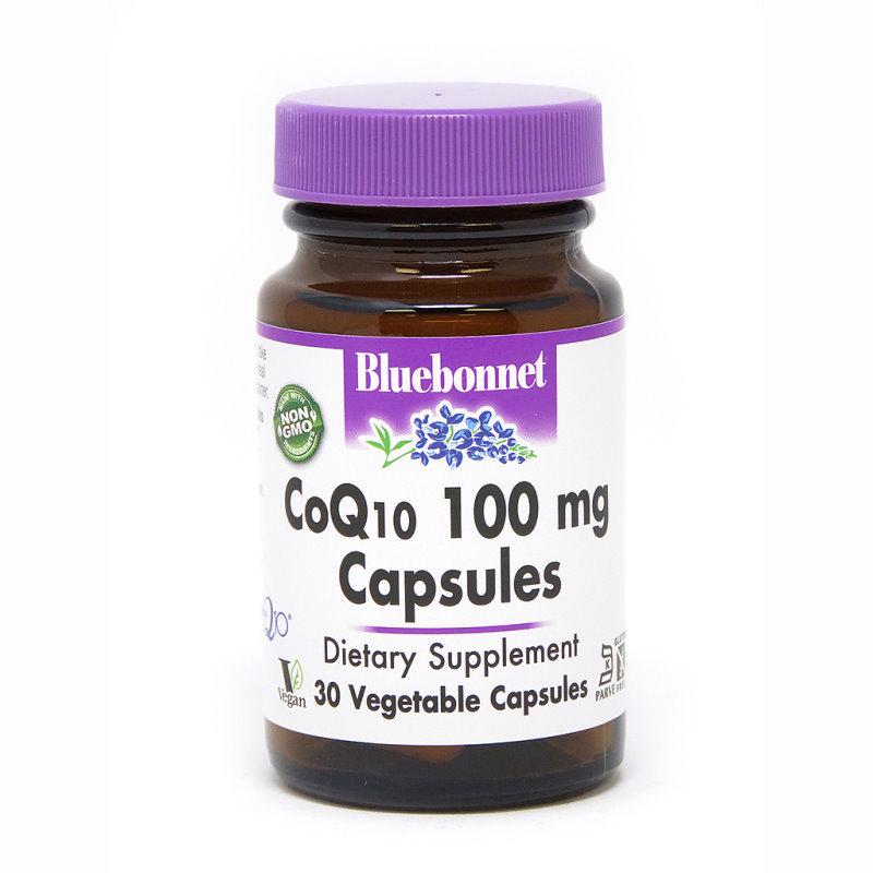 Натуральна добавка Bluebonnet Nutrition CoQ10 100 мг 30 вегакапс. (5102)