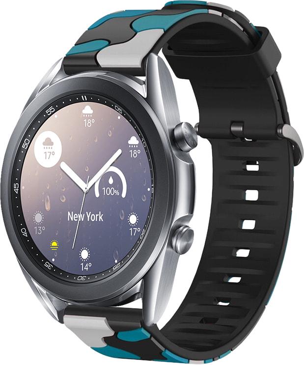 Ремінець Tactic Camouflage для Galaxy Watch 3 41 мм Blue (32908-28)