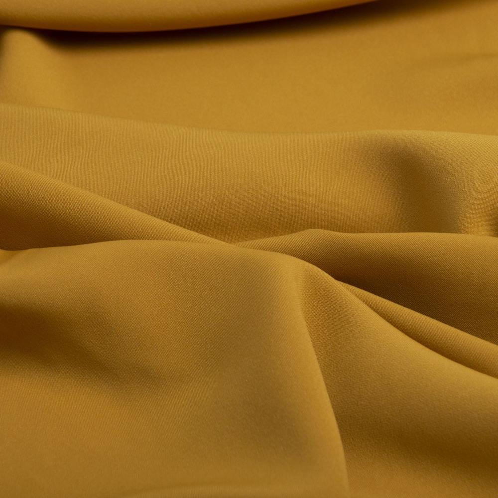 Ткань платевая Wave crep Горчица (22775)