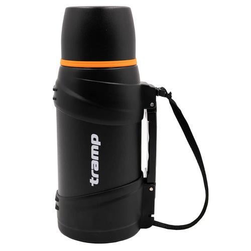 Термос Tramp Travel Line с ручкой для напитков 13х13х29,5 см 1,3 л (TRC-138-black)