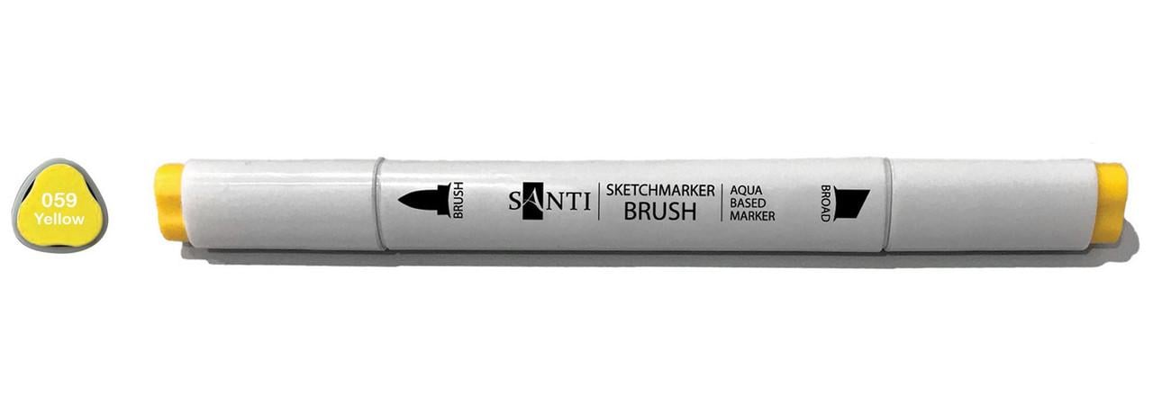 Маркер акварельный Santi sketch Теплый желтый