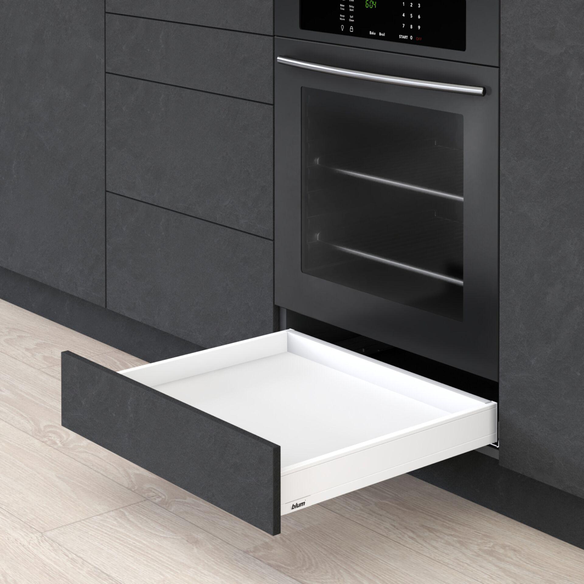 Тандембокс Blum Legrabox N 450х83 мм полного выдвижения с доводчиком комплект Белый Тандембокс Blum Legrabox N 450х83 мм полного выдвижения с доводчиком комплект Белый