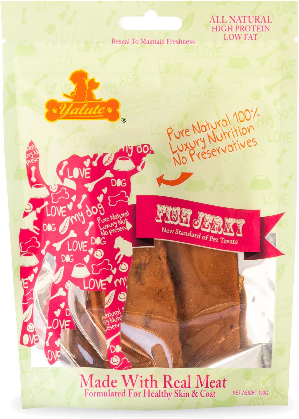 Лакомство для собак Yalute Salmon Fillets Филе лосося 100 г (4820261920536)