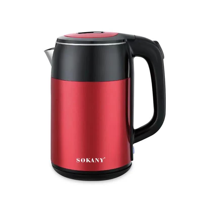 Електрочайник Sokany SK-SH-1051 2000 Вт 2,5 л Червоний (28263801) - фото 1