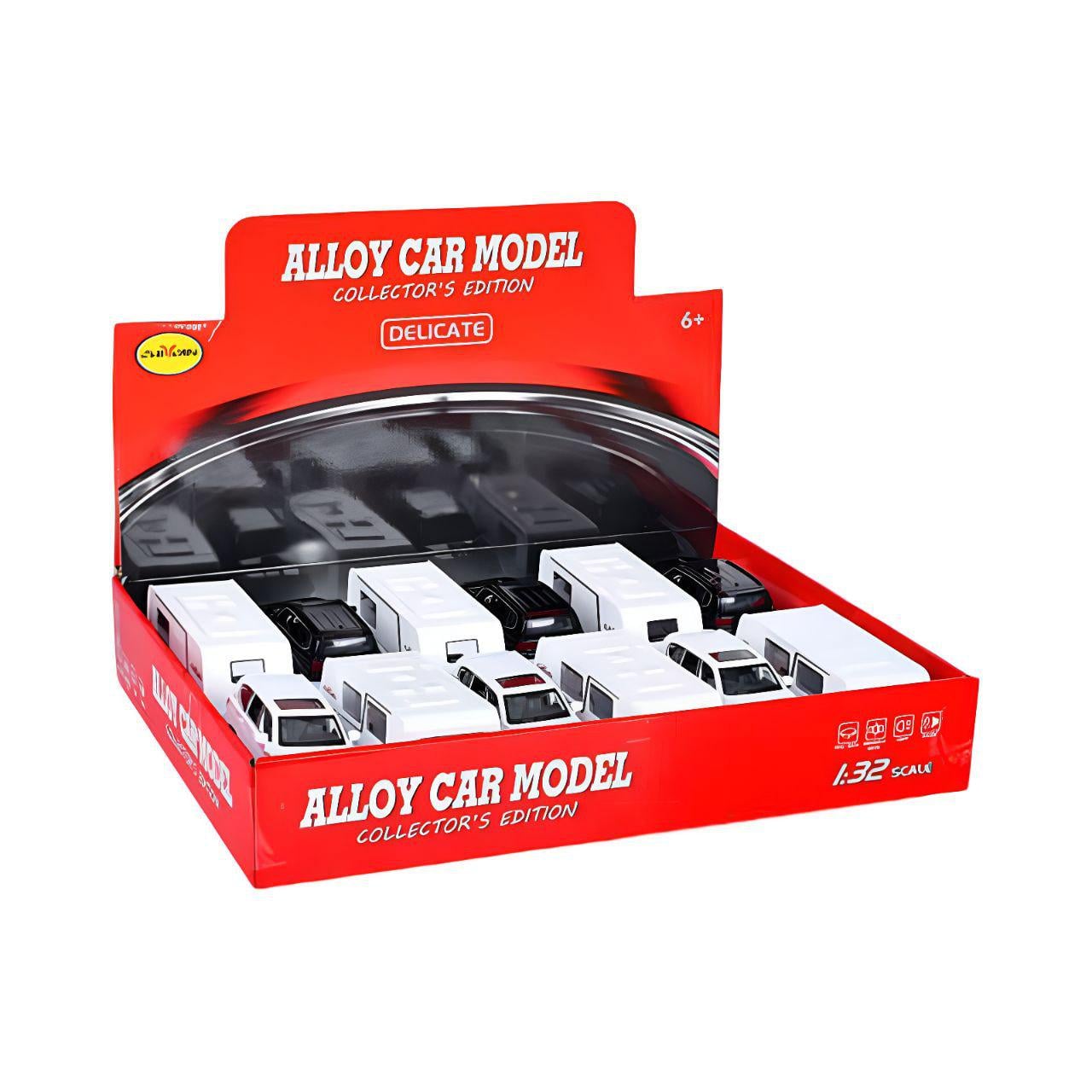 Трейлер D21042 металлический инерционный 1:3215,5 см Трейлер D21042 металлический инерционный 1:3215,5 см